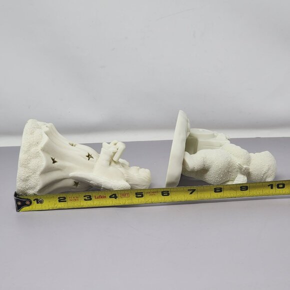 Angel &‎ Child Figurine Jade Angel Candle Holder Dept 56 Child With Wheelbarrow - Picture 11 of 13